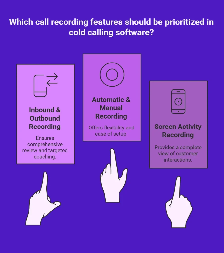 call recording features