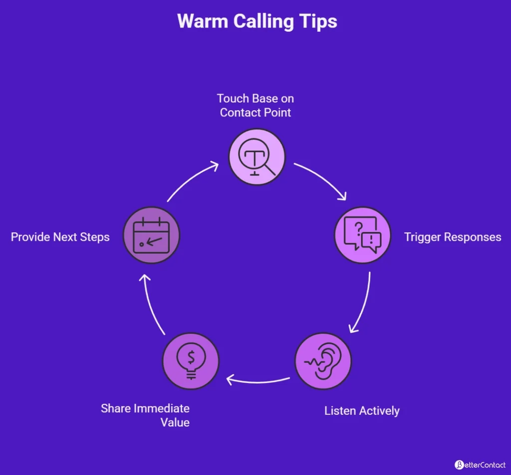 warm calling tips