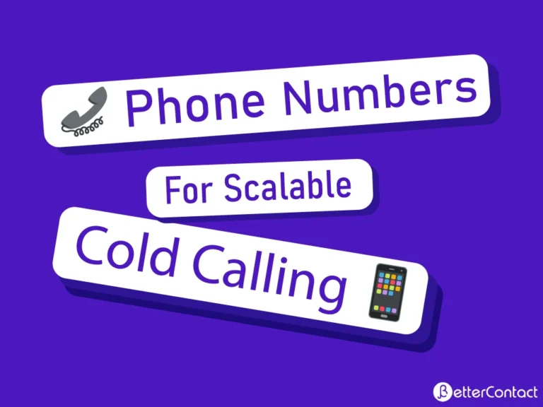 Phone Numbers for Cold Calling