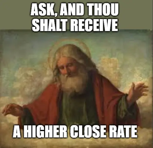 closing rate sales meme