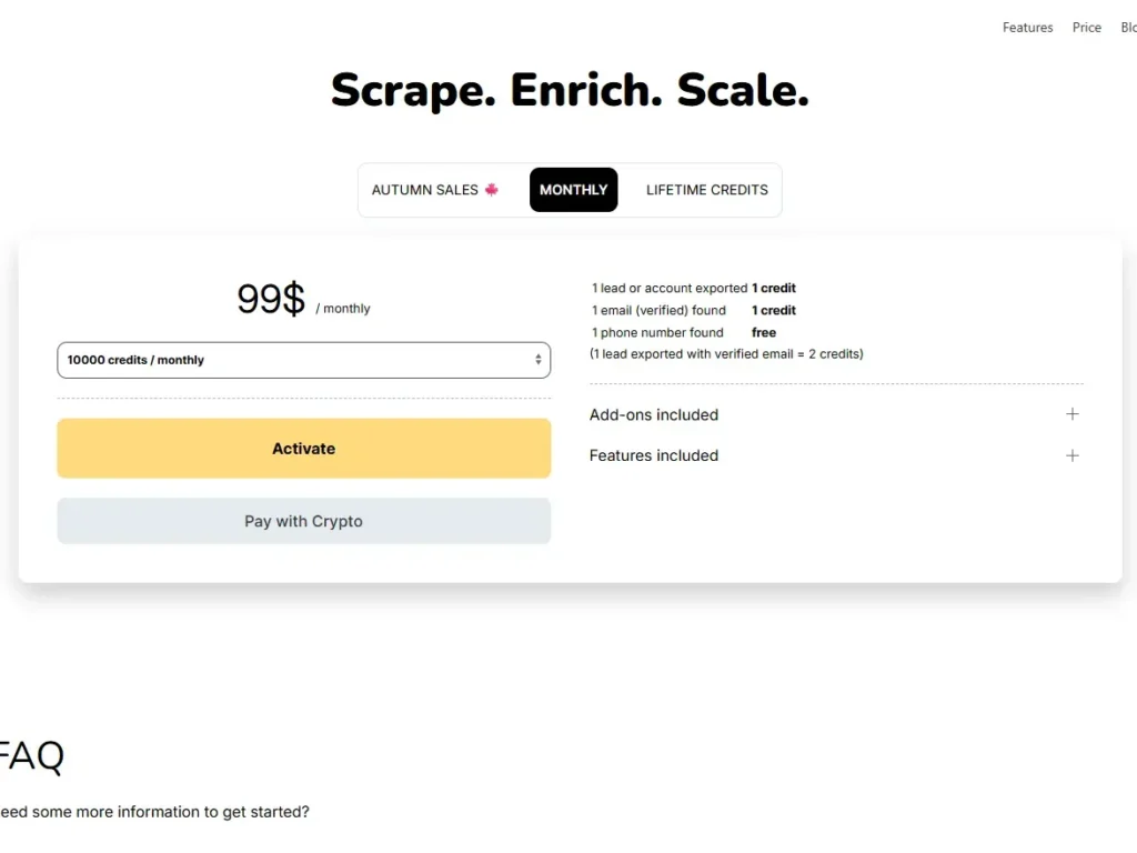 scrupp new pricing